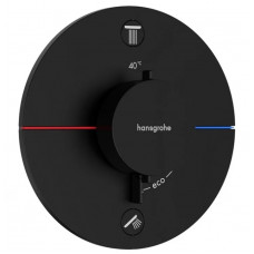 Термостат Hansgrohe ShowerSelect Comfort S для 2 потребителей скрытый монтаж Matt Black 15554670
