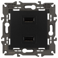 Розетка 2хUSB type A без рамки Эра Эра Elegance 14-4110-05