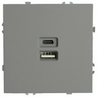 Розетка 2хUSB type A и C без рамки Stekker Эмили 49957