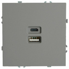 Розетка 2хUSB type A и C без рамки Stekker Эмили 49957